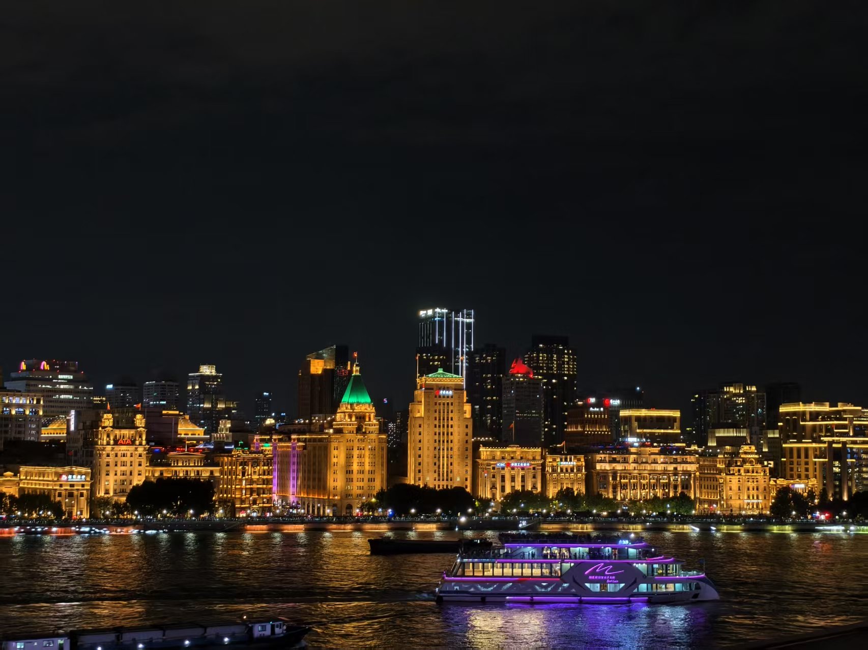 第五组外滩彩色夜景